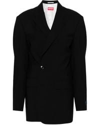 KENZO - Double-Breasted Tailored Blazer - Lyst