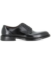 Green George - Polished Leather Derby Shoes - Lyst