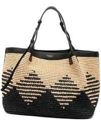 Serapian - Secret Mosaico Raffia Tote Bag - Lyst