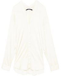 Julius - Overhemd Met Split - Lyst