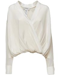 Sportmax - Venere Crepe De Chine Silk Blouse - Lyst