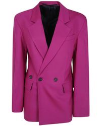 Eudon Choi - Double-Breasted Wool Blazer - Lyst