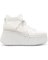 Chloé - Nama Wedge Sneaker - Lyst