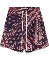 Kartik Research - Patchwork-Design Shorts - Lyst