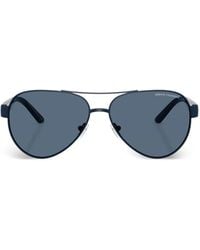 ARMANI EXCHANGE - Pilot-Frame Sunglasses - Lyst