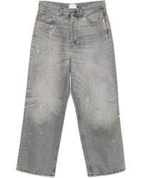 Haikure - Paint-Splatter Straight-Leg Jeans - Lyst