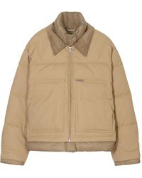Closed - Padded Corduroy-Collar Jacket - Lyst