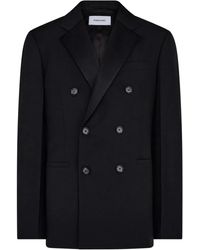 Ferragamo - Double Breasted Blazer - Lyst