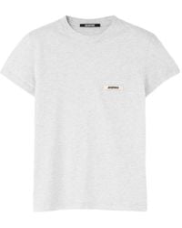 Jacquemus - Logo-Embroidered T-Shirt - Lyst