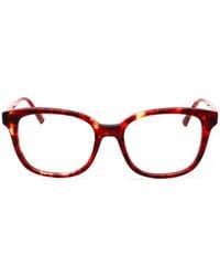 MAX&Co. - Tortoiseshell-Effect Rectangle-Frame Glasses - Lyst