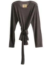 Uma Wang - Tie-Waist Long-Sleeve T-Shirt - Lyst