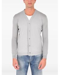 Low Brand - Cardigan À Boutonnière - Lyst