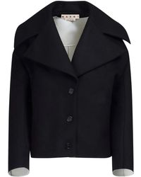 Marni - Chaqueta con solapas de muesca - Lyst