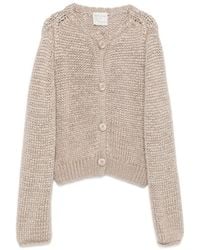 forte_forte - Chunky-Knit Button-Up Cardigan - Lyst