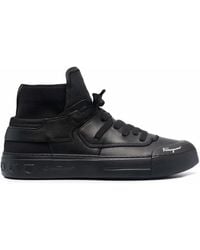 Ferragamo - High-Top-Sneakers Aus Leder - Lyst