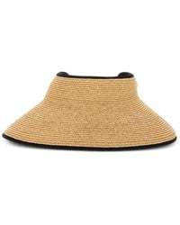 Helen Kaminski - Raffia Trim-Detail Hat - Lyst