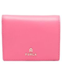 Furla - Logo-plaque Leather Wallet - Lyst