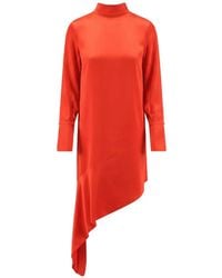 Semicouture - Gwenda Asymmetric-Hem Dress - Lyst