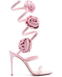 Le Silla - Sandalias con aplique de rosa - Lyst