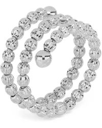 Desmo - Bague Crystal En Spirale À Perles - Lyst
