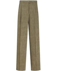 Etro - Klassische Hose Mit Slub-Effekt - Lyst