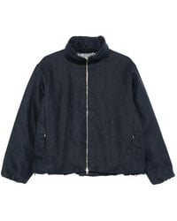 Herno - Linen Padded Jacket - Lyst