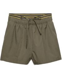 Prada - Popeline Shorts - Lyst