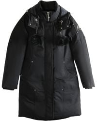 Moose Knuckles - Fur Pompom Hooded Coat - Lyst