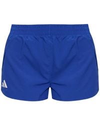 adidas - Adizero Logo-Print Shorts - Lyst