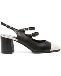CAREL PARIS - 60Mm Papaya Slingback Pumps - Lyst