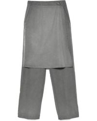 Sunnei - Wool Wrap Layered Trousers - Lyst