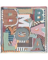 Bimba Y Lola - Stripe-Pattern Scarf - Lyst