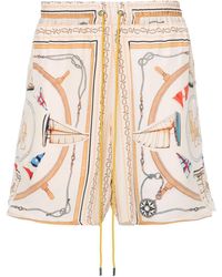 Rhude - Nautica Silk Shorts - Lyst