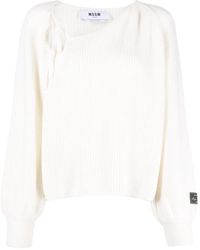 MSGM - Geribbelde Trui - Lyst