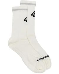 Represent - Logo-Intarsia Ribbed-Knit Socks - Lyst