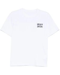 Sacai - Graphic Print T-Shirt - Lyst