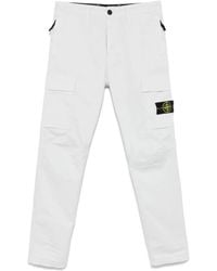 Stone Island - Cargohose Aus Twill - Lyst