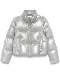 Peserico - Donsjack Met Lamé-Effect - Lyst