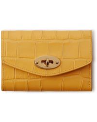 Mulberry - Small Darley Crocodile-embossed Wallet - Lyst