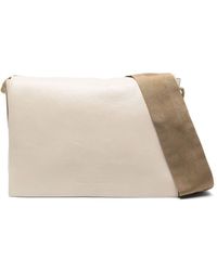 Uma Wang - Debossed-logo Leather Shoulder Bag - Lyst