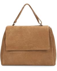 Orciani - Sveva Suede Shoulder Bag - Lyst