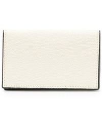 Valextra - Foldover Leather Wallet - Lyst