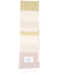 Maison Kitsuné - Striped Fringed Scarf - Lyst