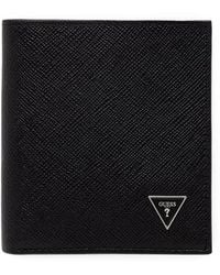 Guess - Milano Logo-Plaque Bifold Wallet - Lyst