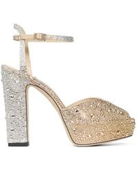 Jimmy Choo - Sacaria Platform 120 Sandals - Lyst