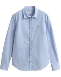 GANT - Polo Con Logo Ricamato - Lyst