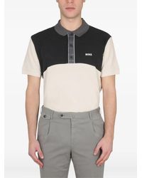BOSS - カラーブロック ポロシャツ - Lyst