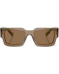 Prada - Lunettes De Soleil Symbole À Monture Géométrique - Lyst