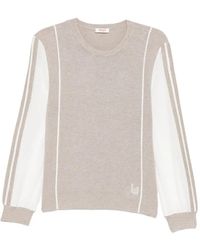 Liu Jo - Round-Neck Sweater - Lyst