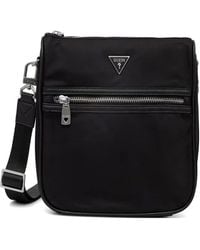 Guess - Milano Logo-Plaque Zip-Fastening Messenger Bag - Lyst